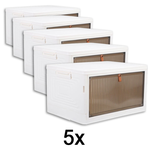 5x Caixa de arrumação com tampa | ORGABOX