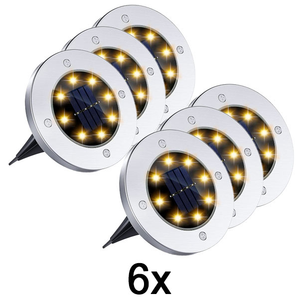 2x Luzes solares de solo para uso externo (3 unid.) | LUMIGARD